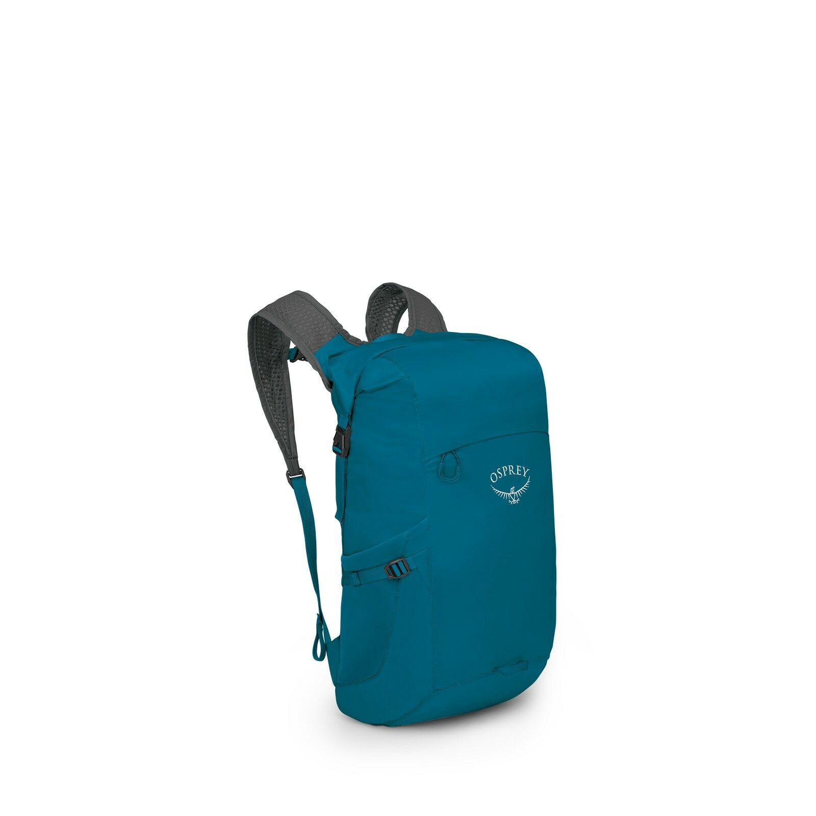 side view of the Ultralight Dry Stuff Pack in color waterfrontblue