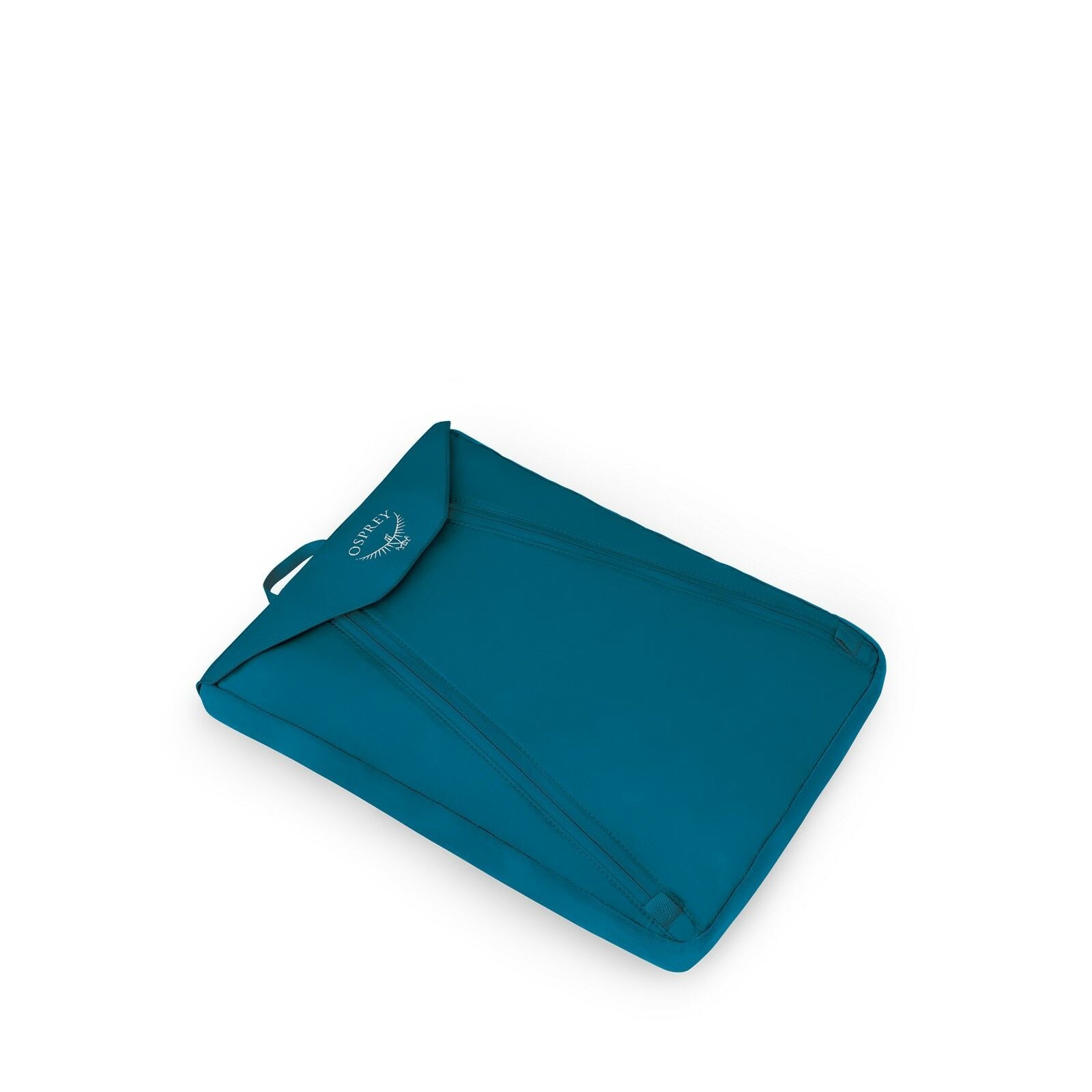 side view of the Ultralight Garment Folder in color waterfrontblue