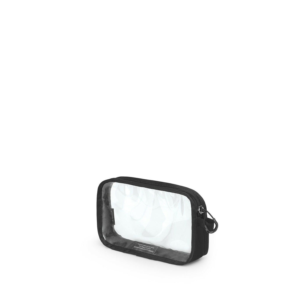 a 4/5 view of the Ultralight Liquids Pouch in color black