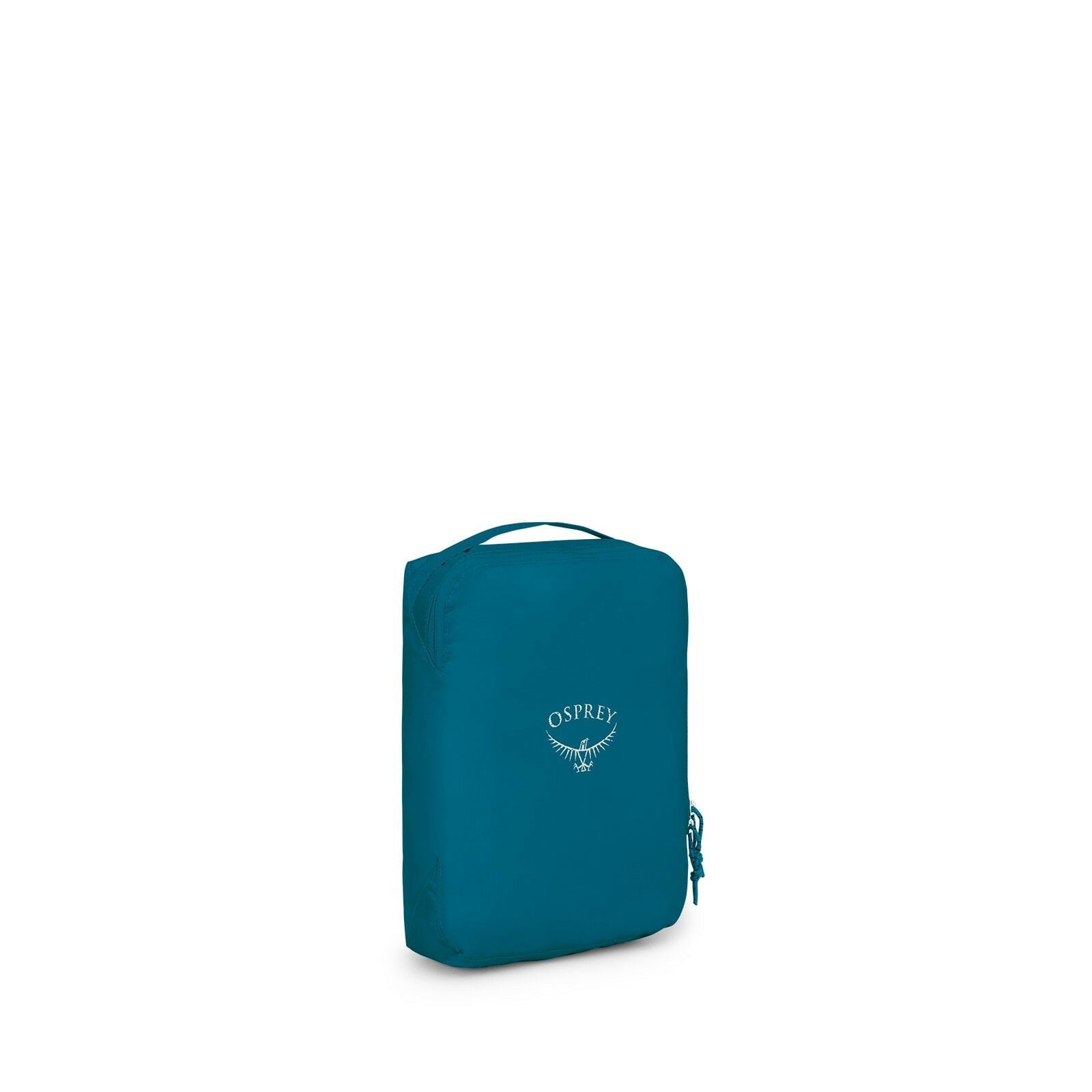 side view of the Ultralight Packing Cube Medium in color waterfrontblue