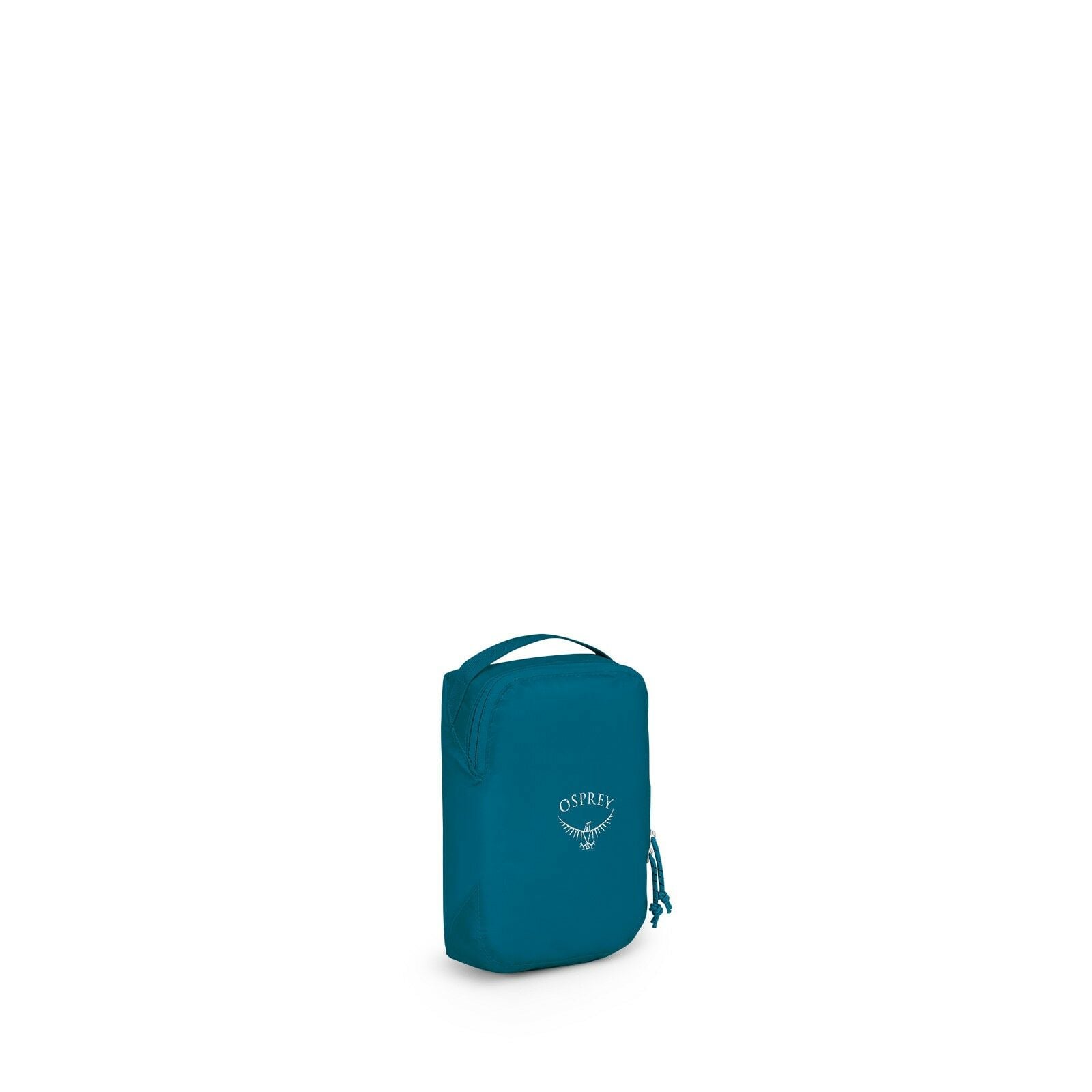 side view of the Ultralight Packing Cube Small in color waterfrontblue