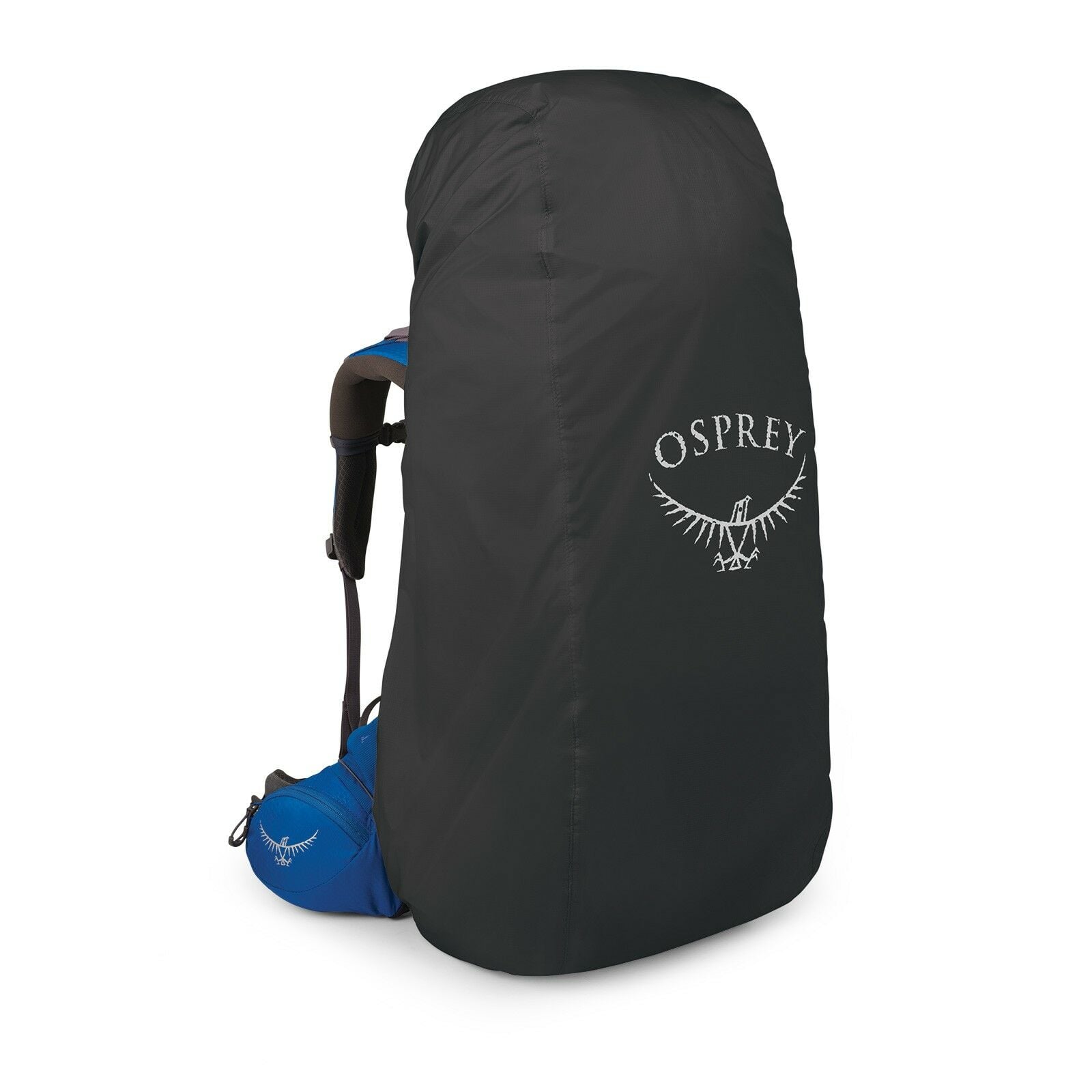 side view of the Ultralight Raincover Large in color black