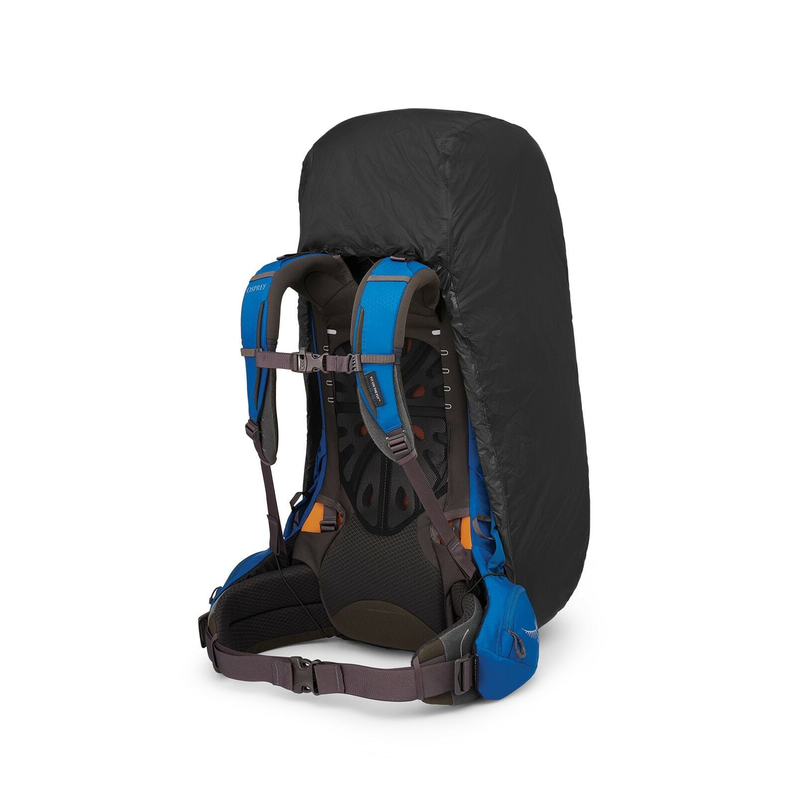 a 4/5 view of the Ultralight Raincover Medium in color black