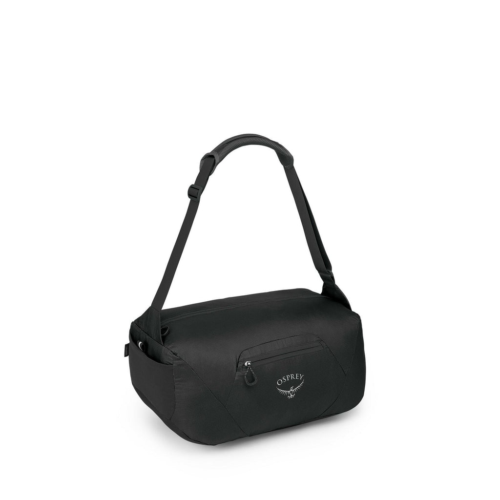 side view of the Ultralight Stuff Duffel in color black