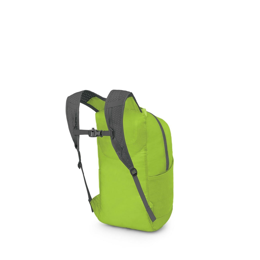 a 4/5 view of the Ultralight Stuff Pack in color limongreen