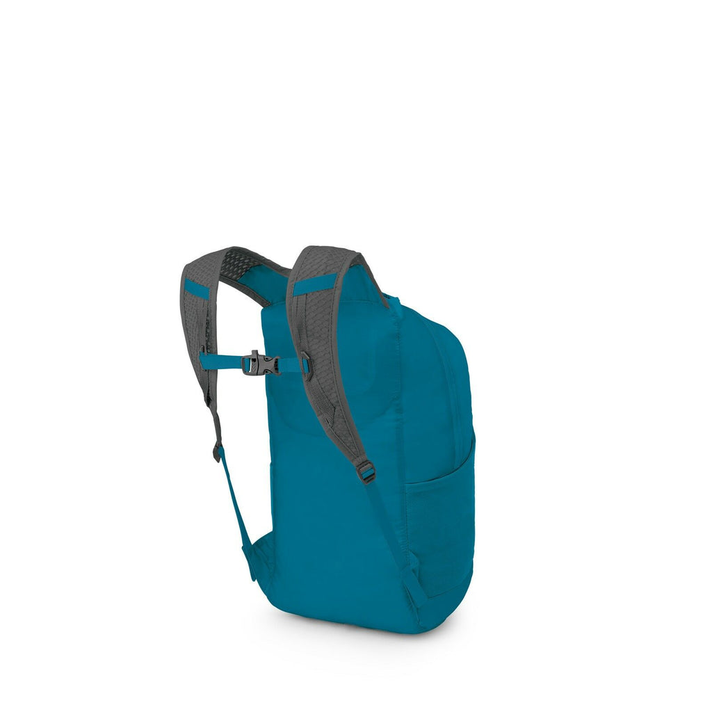 a 4/5 view of the Ultralight Stuff Pack in color waterfrontblue
