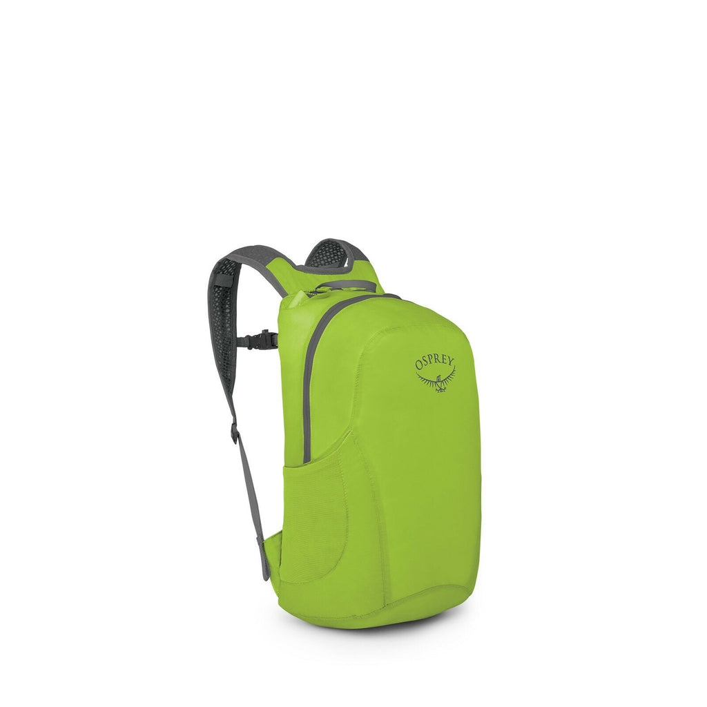 side view of the Ultralight Stuff Pack in color limongreen
