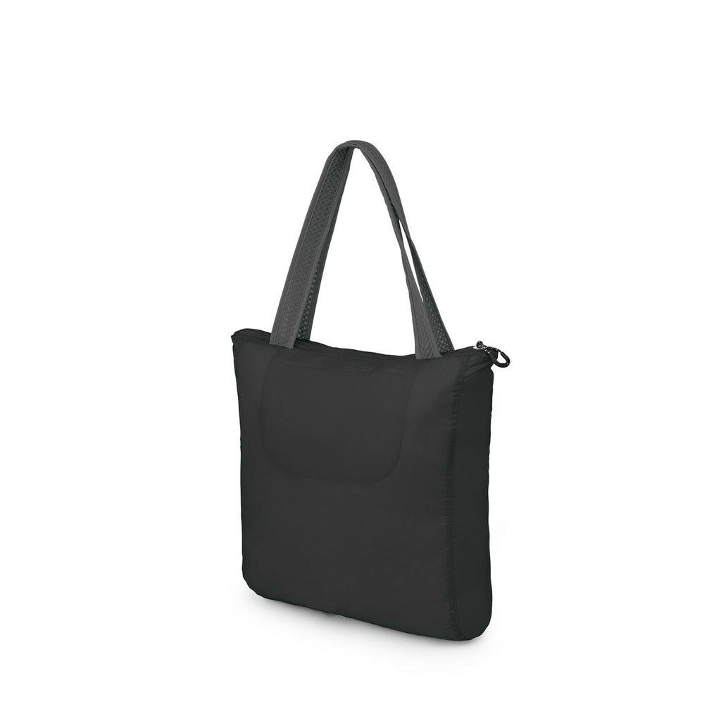 a 4/5 view of the Ultralight Stuff Tote in color black
