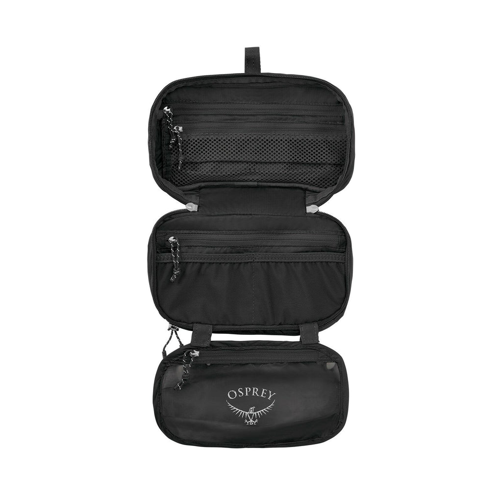 side view of the Ultralight Zip Organizer in color black