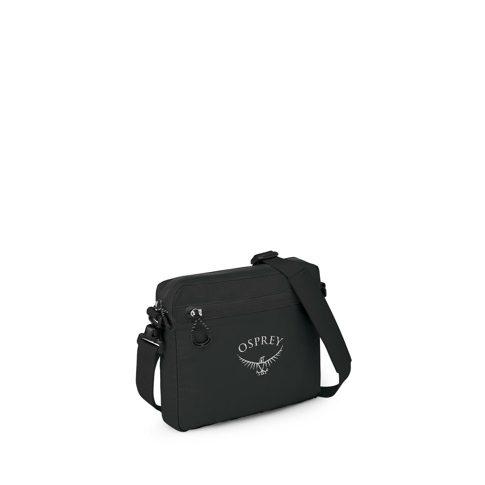 side view of the Ultralight Shoulder Satchel in color black