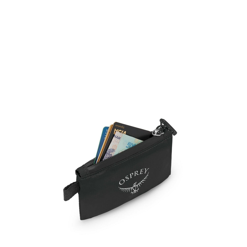 side view of the Ultralight Wallet in color black