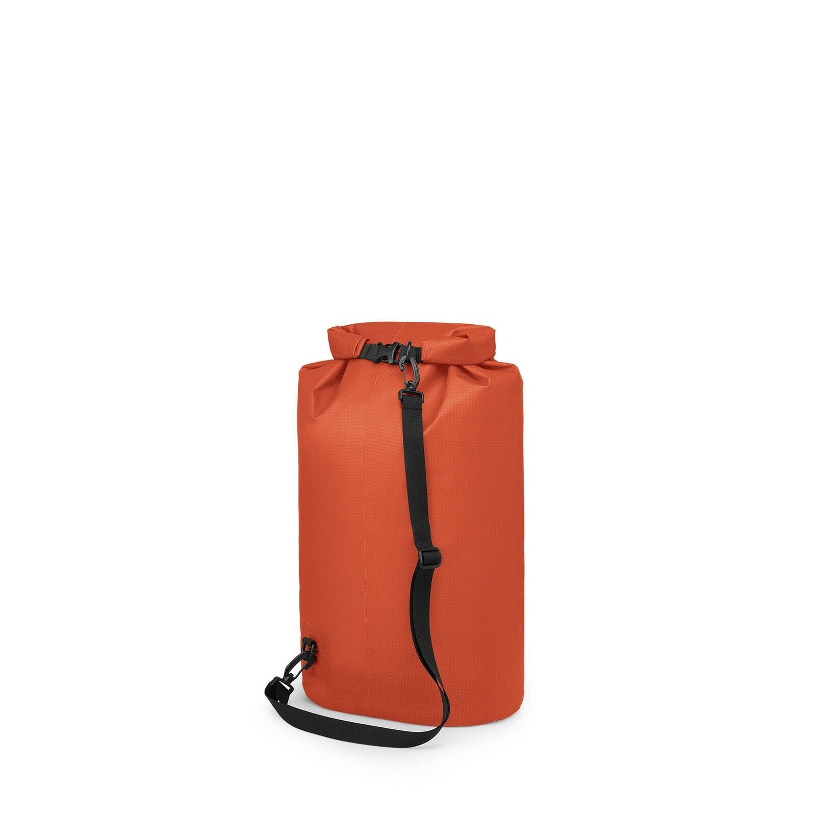 a 4/5 view of the Wildwater Dry Bag 25 in color Mars Orange