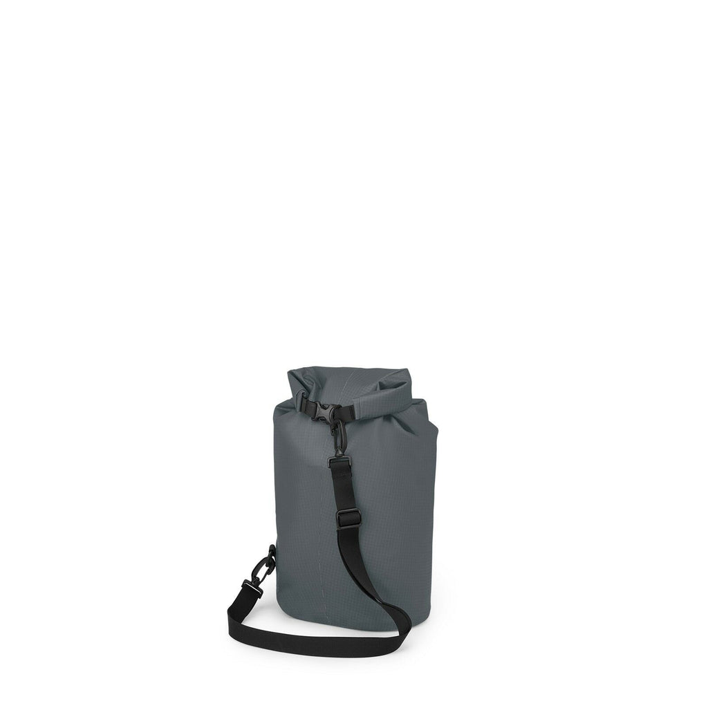 a 4/5 view of the Wildwater Dry Bag 8 in color Tunnel Vision Grey
