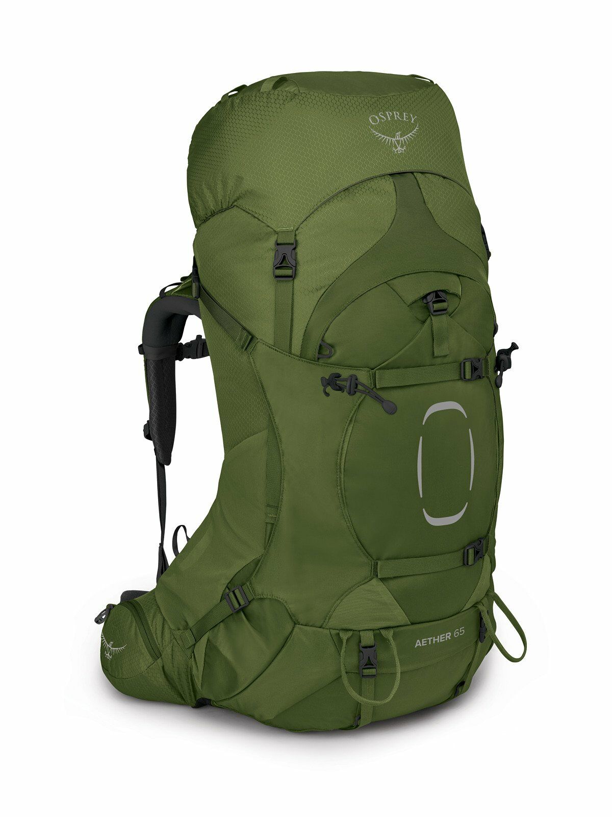 side view of the AETHER&trade; 65 in color garlicmustardgreen