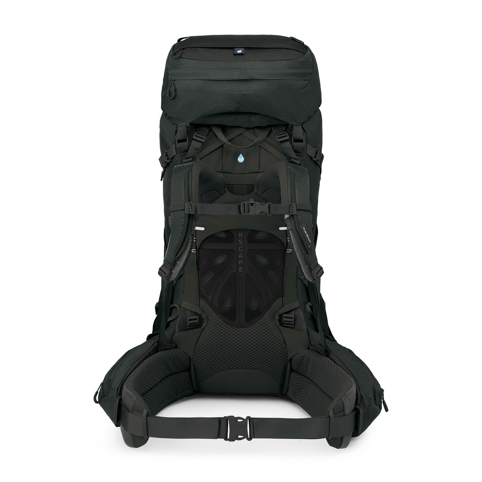 a back view of the Aether™ 65 Extended Fit in color black