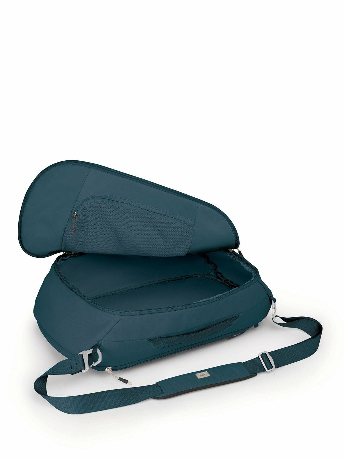 side view of the Osprey Arcane™ Duffel Pack in color stargazerblue