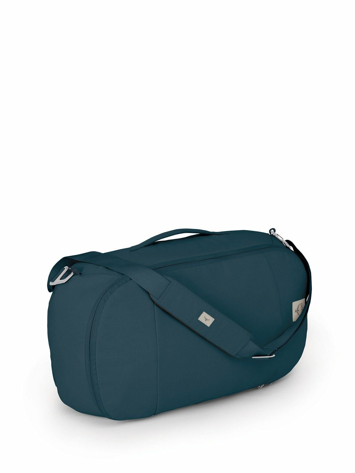 side view of the Osprey Arcane™ Duffel Pack in color stargazerblue