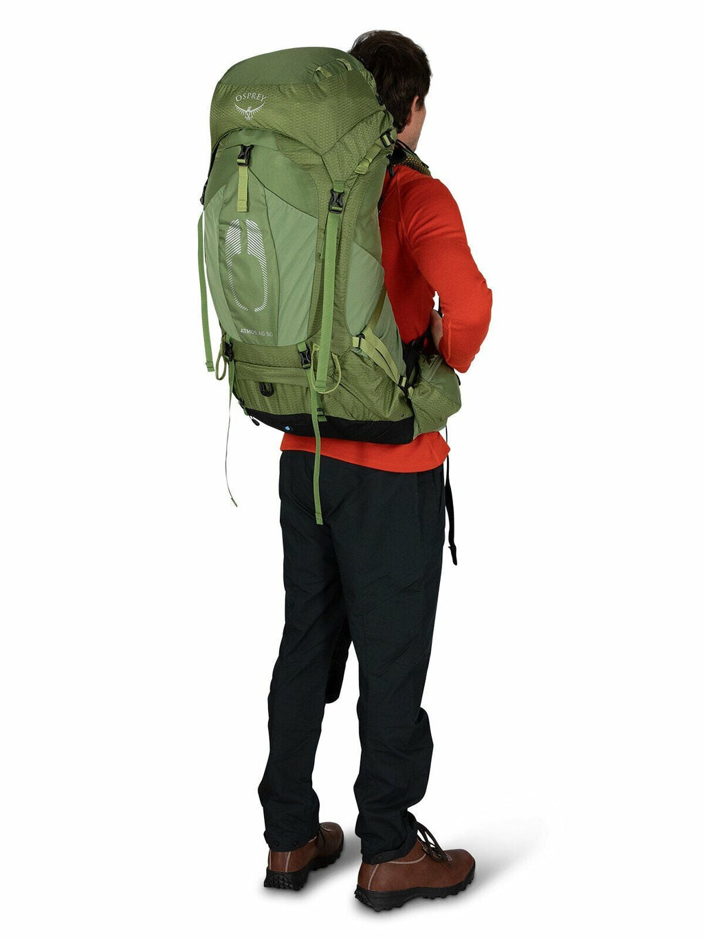 a person modeling the Atmos AG 50 in color Black