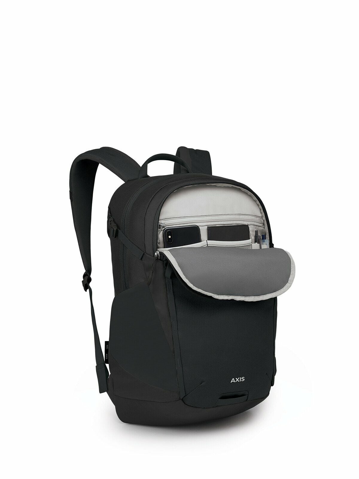 side view of the Axis 24 in color black
