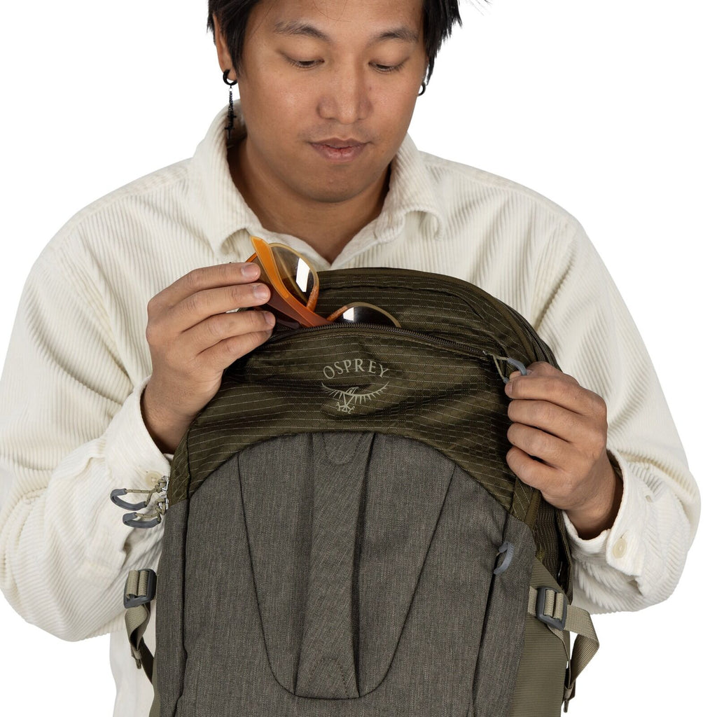 model showing the inside of the the Osprey Comet