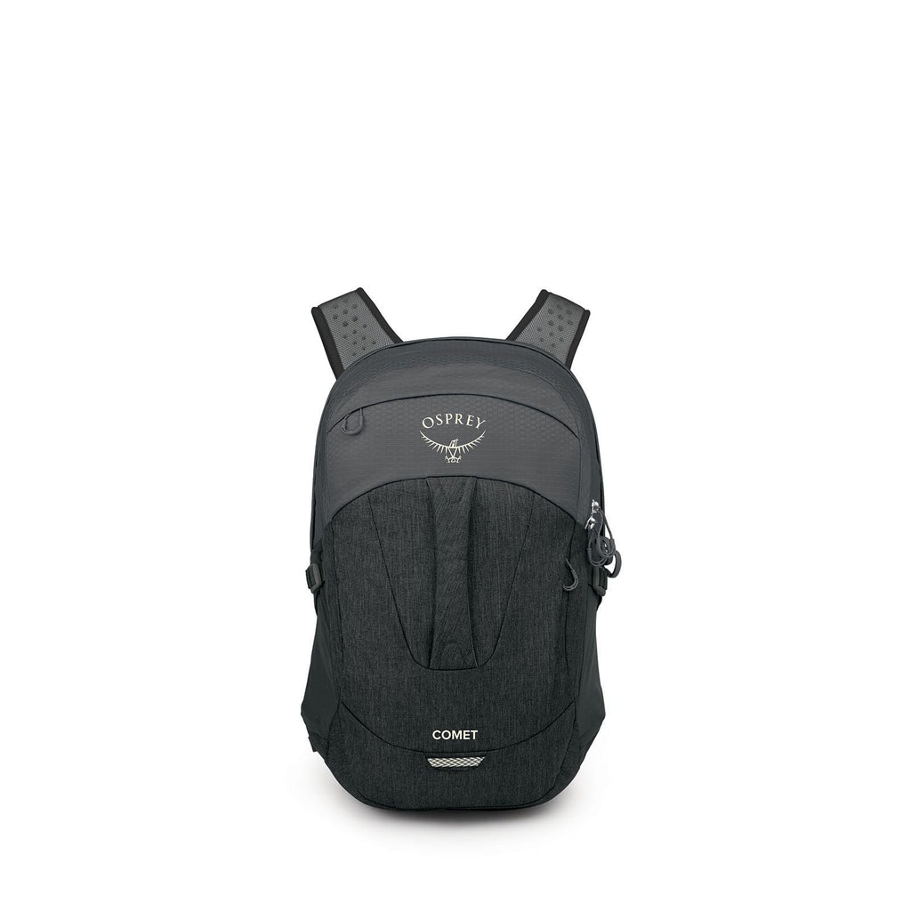 Front image of the Osprey Comet in the color Phantom Grey Heather