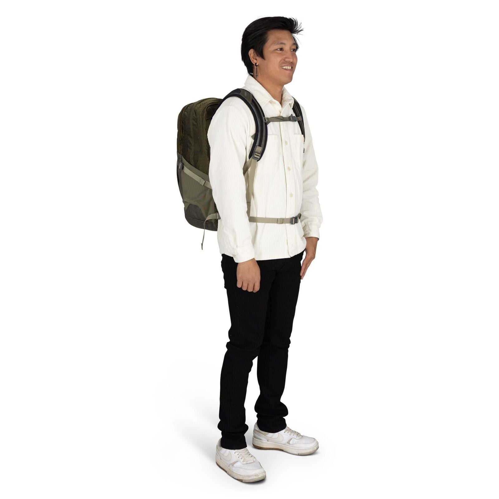 model wearing the Osprey Comet