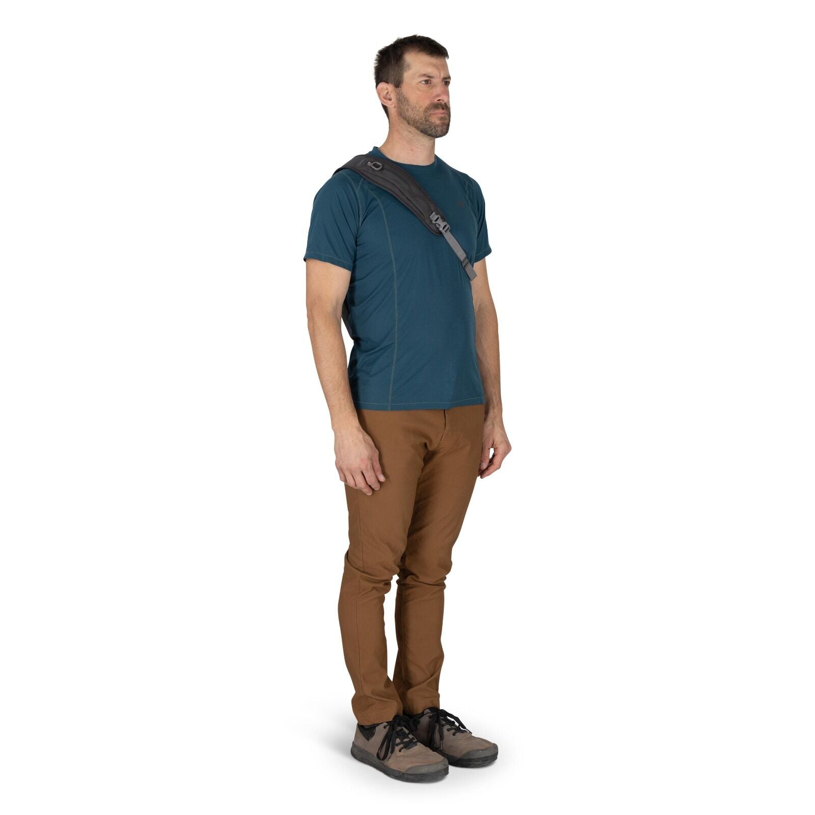 on-body image of Daylite Sling in the color Tunnel Vision Grey