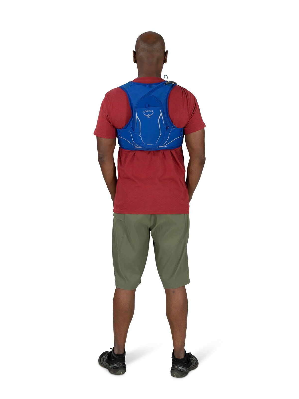 a person modeling the Duro® 6 in color Blue Sky