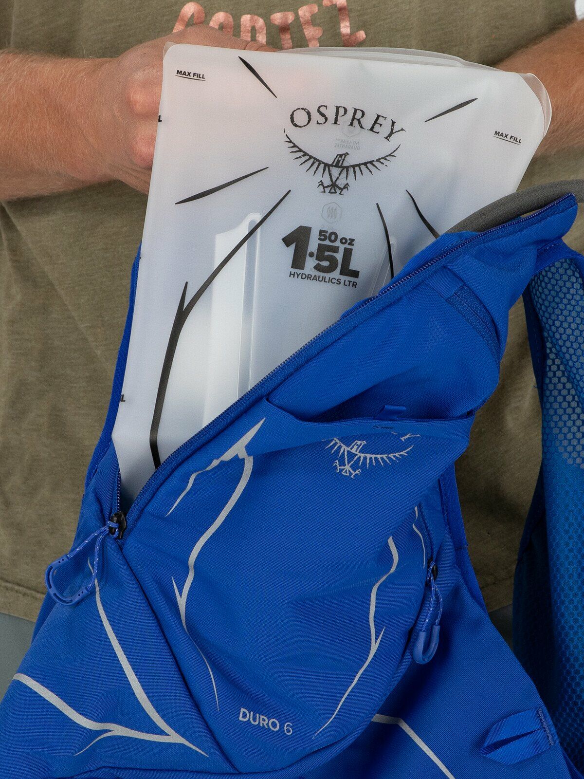 a detail of the Duro® 6 in color Blue Sky