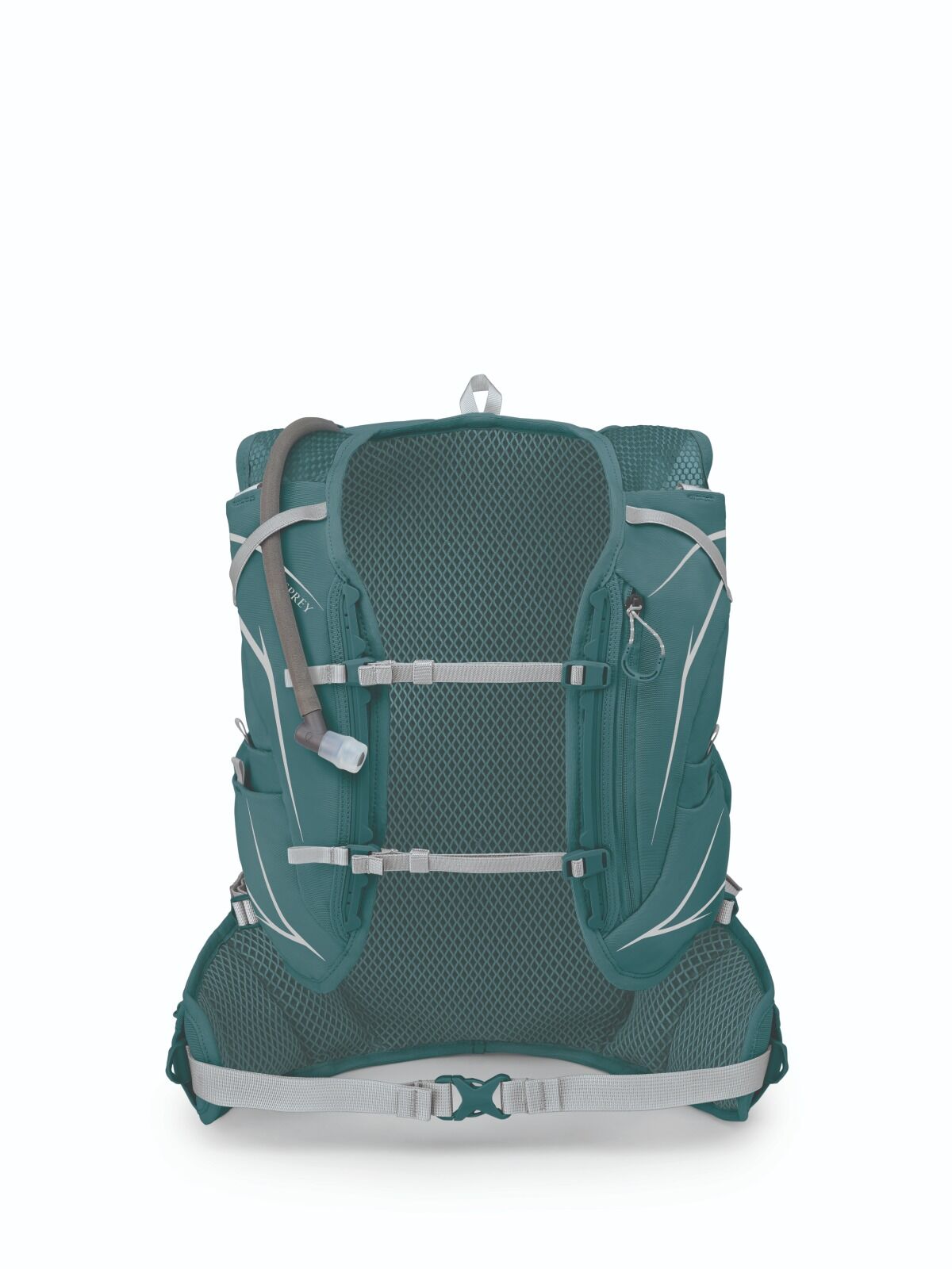 back view of the Dyna 15 in color cascade blue silver lining
