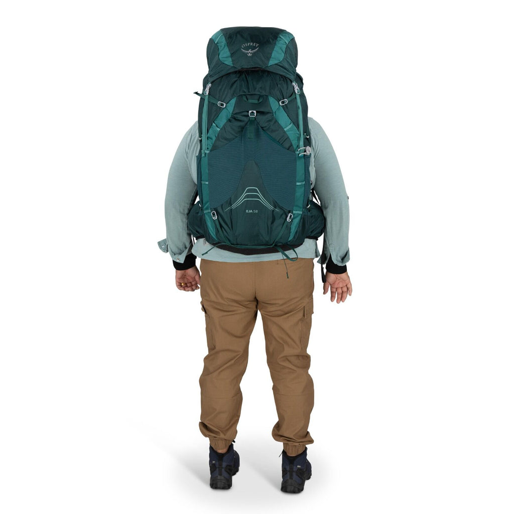 model wearing the Eja 58 Extended Fit in color Deep Teal