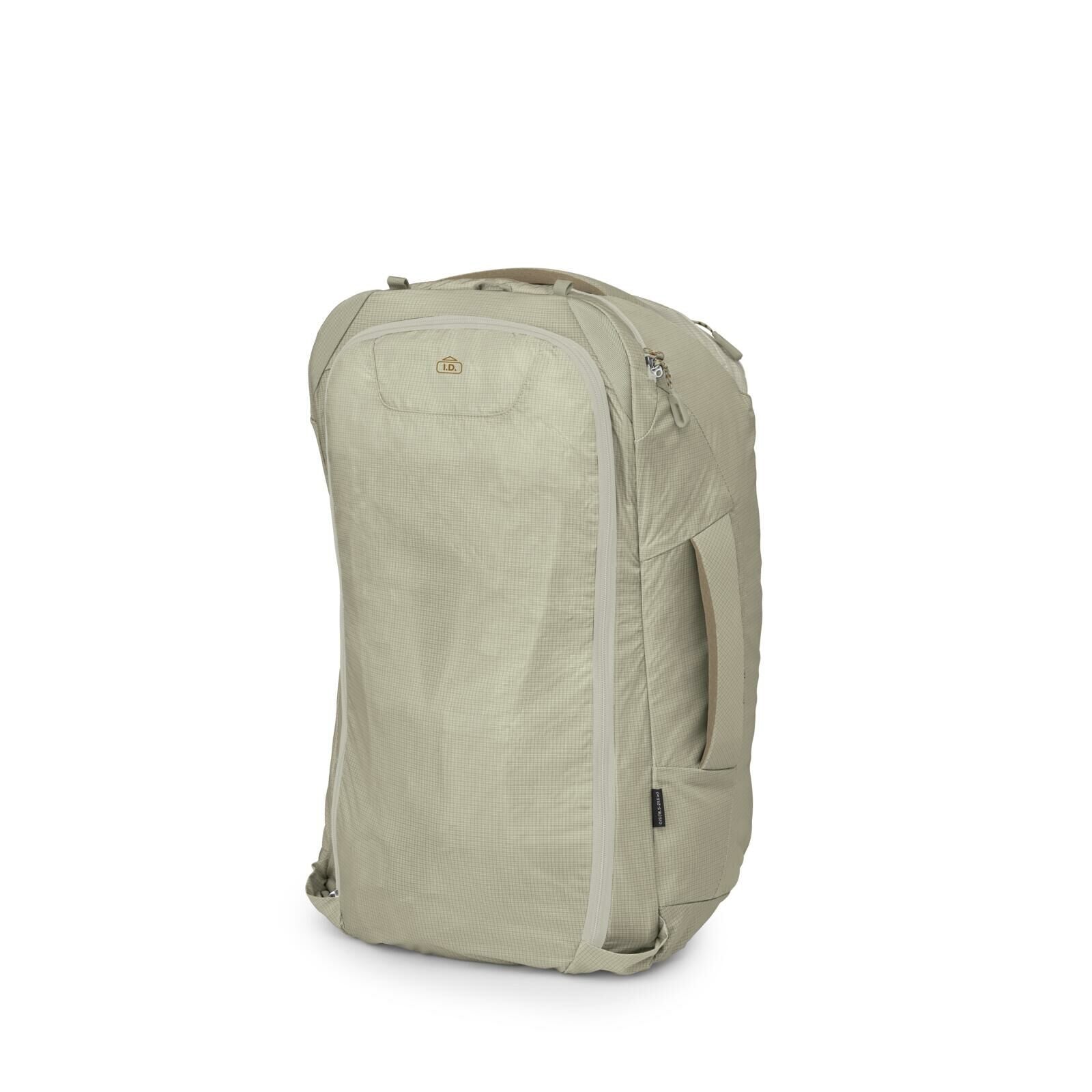 Sideback image of Osprey Fairview 40 and Danner collaboration in the color Sandy Grey-Sawdust