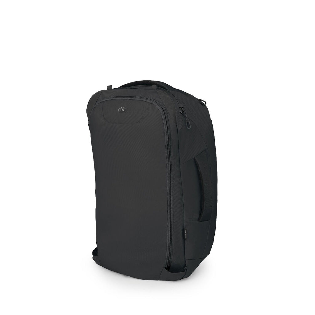 Back view of the Fairview 40 Travel pack in the color Black