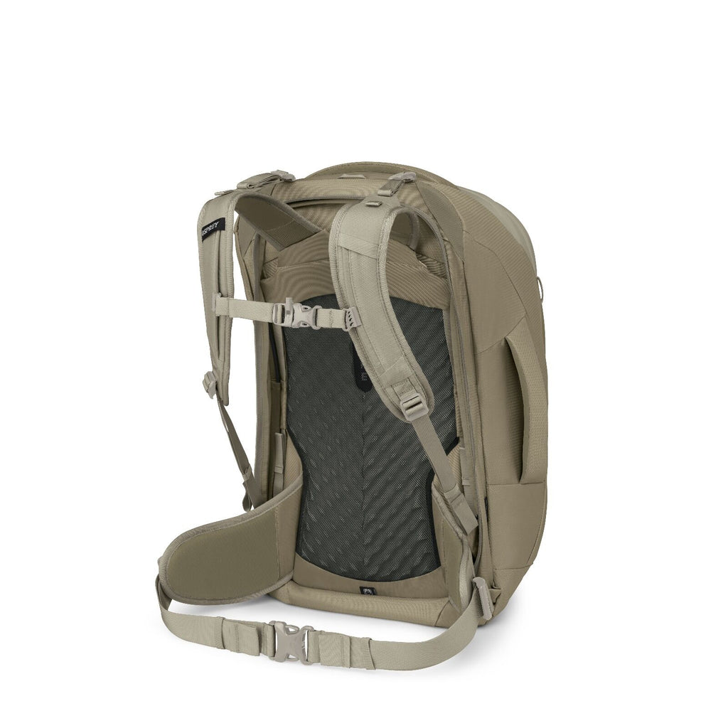 Sideback view of the Fairview 55 in the color Sawdust Olive Tan