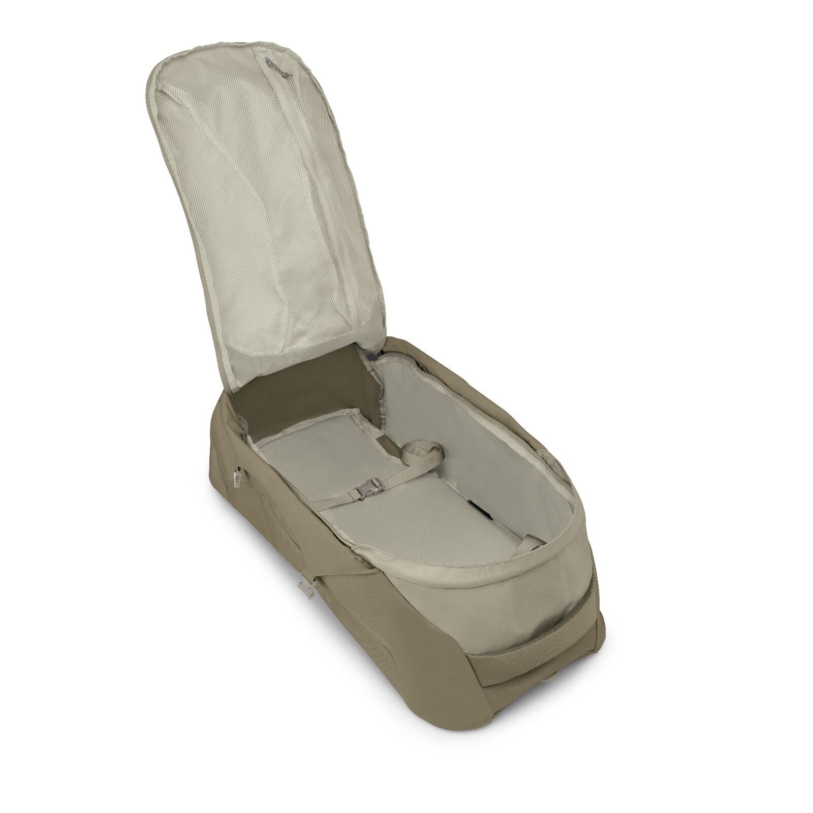 Internal image of the Fairview 70 in sawdust olive tan