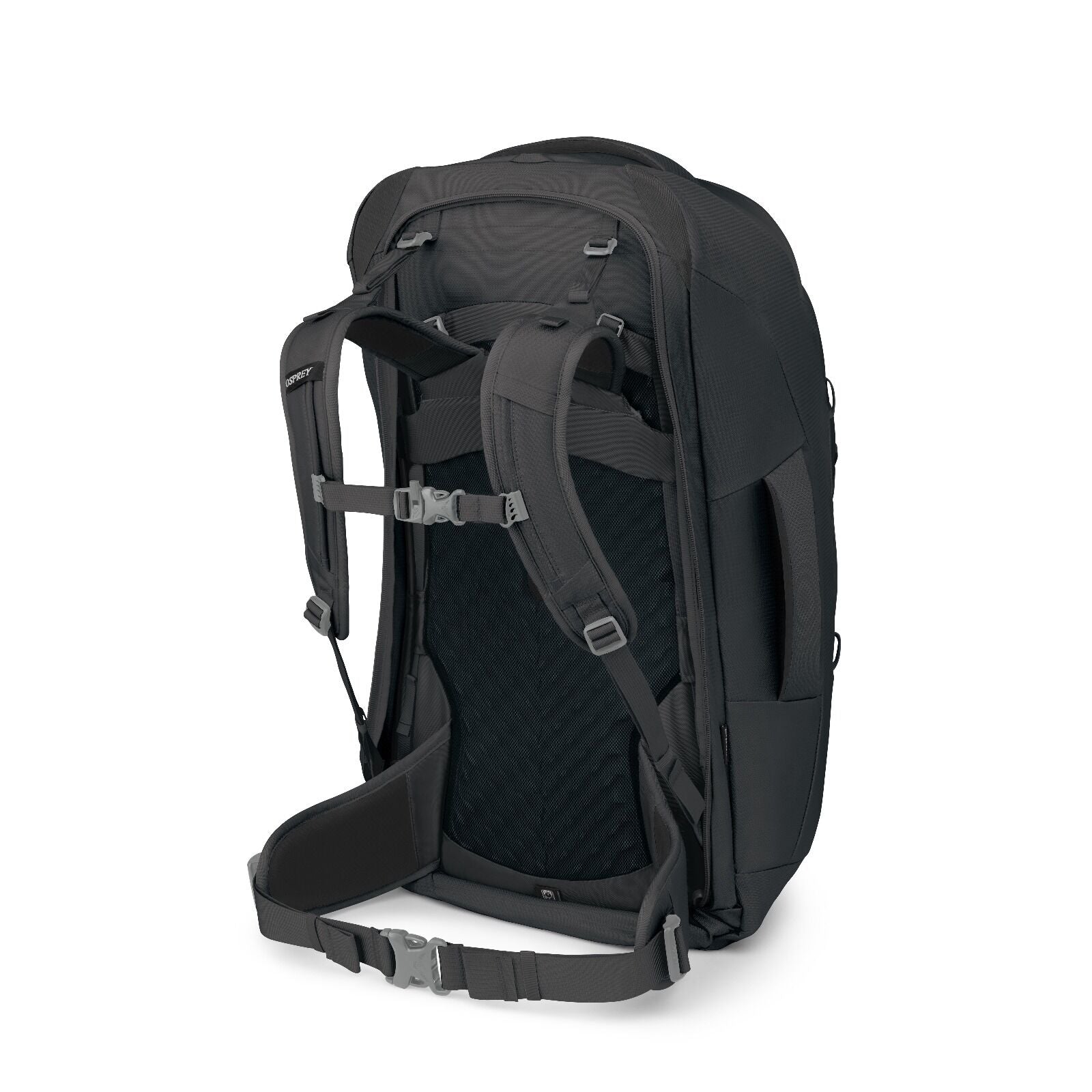 Sideback image of the Fairview 70 in black