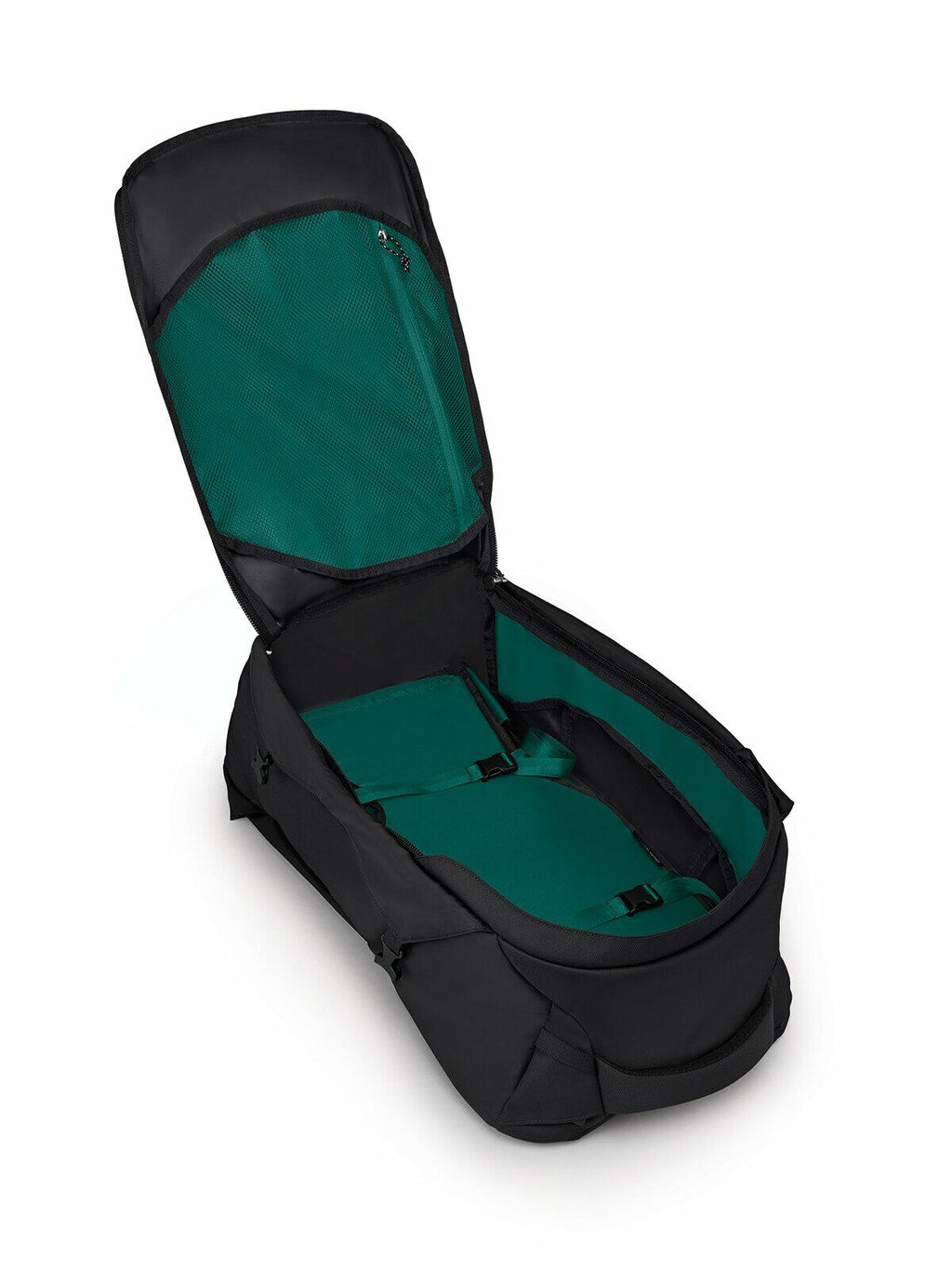 side view of the Fairview® 55 Travel Pack in color black