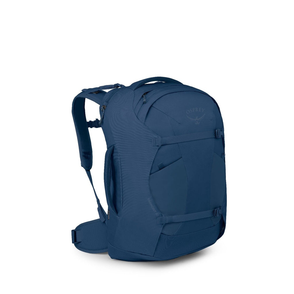 Side image of the Farpoint 40 in the color Antique Blue
