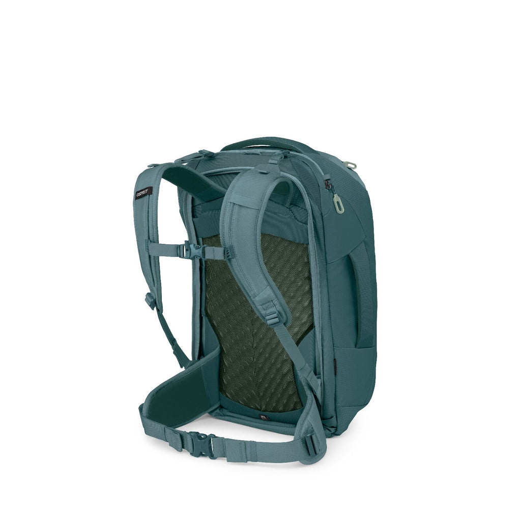 Sideback image of the Farpoint 40 in the color Cascade Blue Torrent Blue
