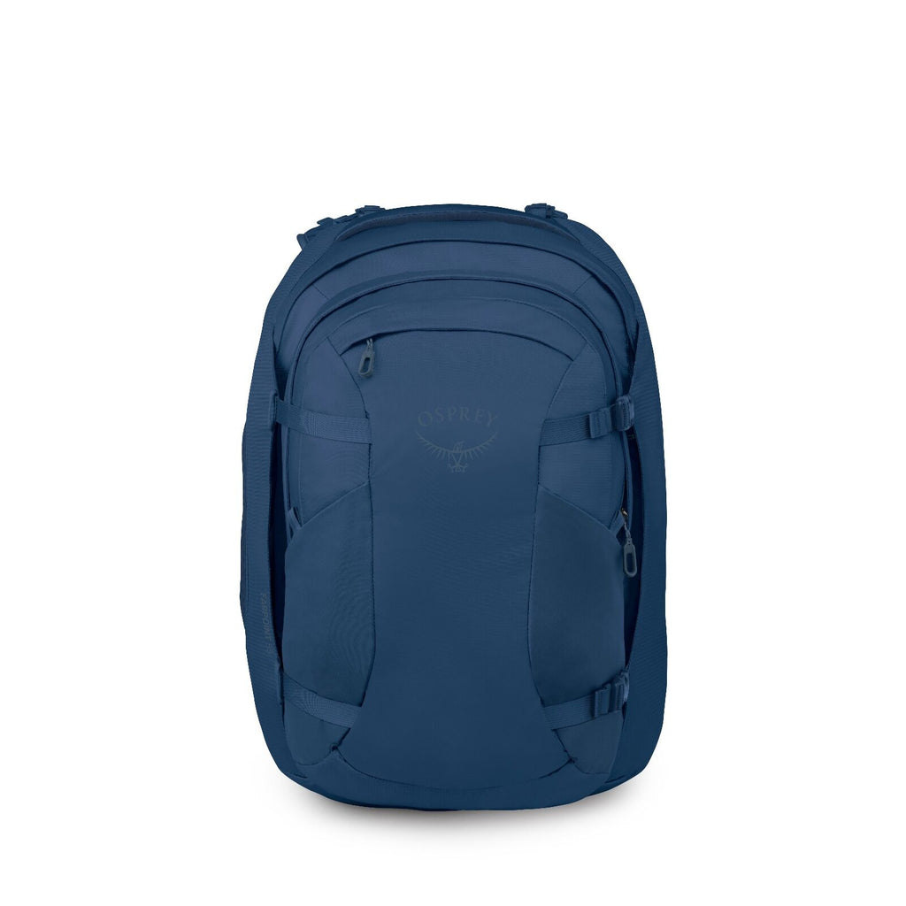 Front image of the Farpoint 55 in the color Antique Blue