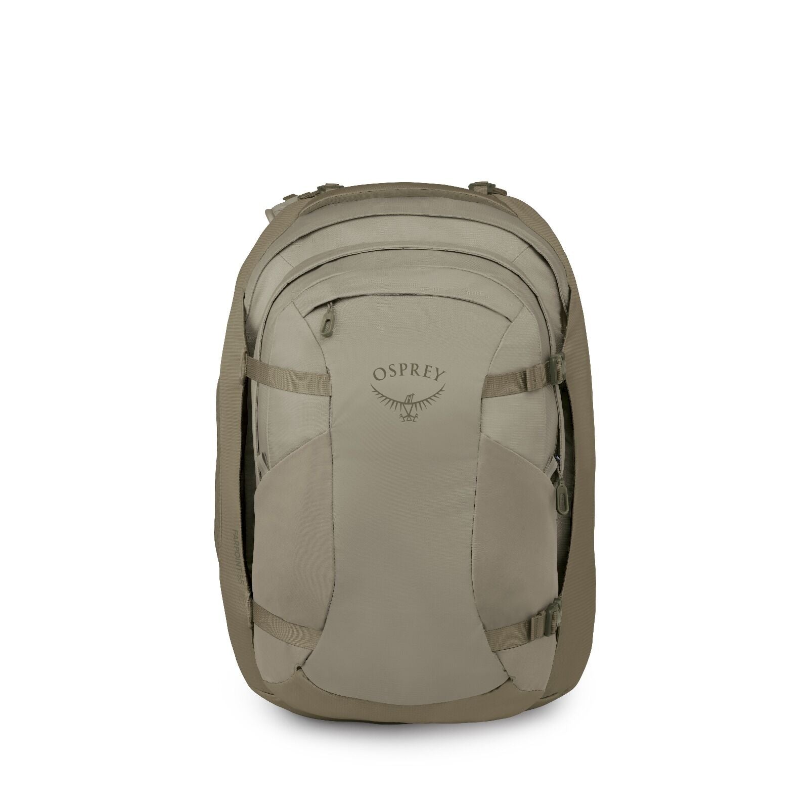 Front image of the Farpoint 55 in the color Sawdust