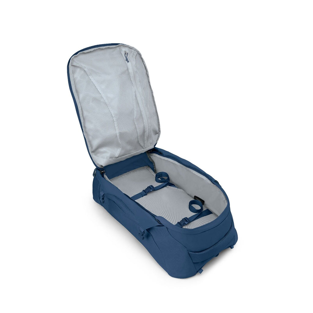 Internal image of the Farpoint 55 in the color Antique Blue