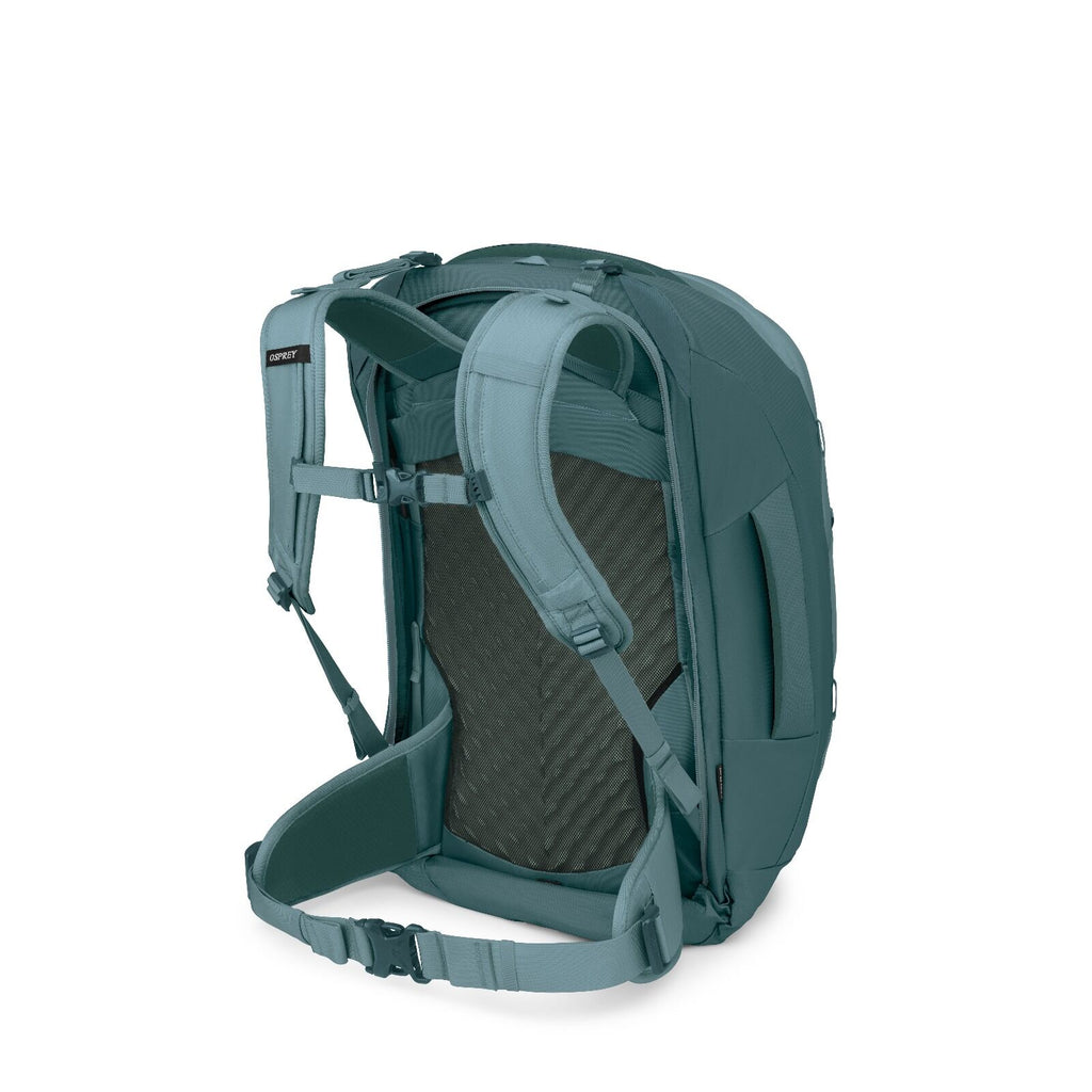 Sideback image of the Farpoint 55 in the color Cascade Blue