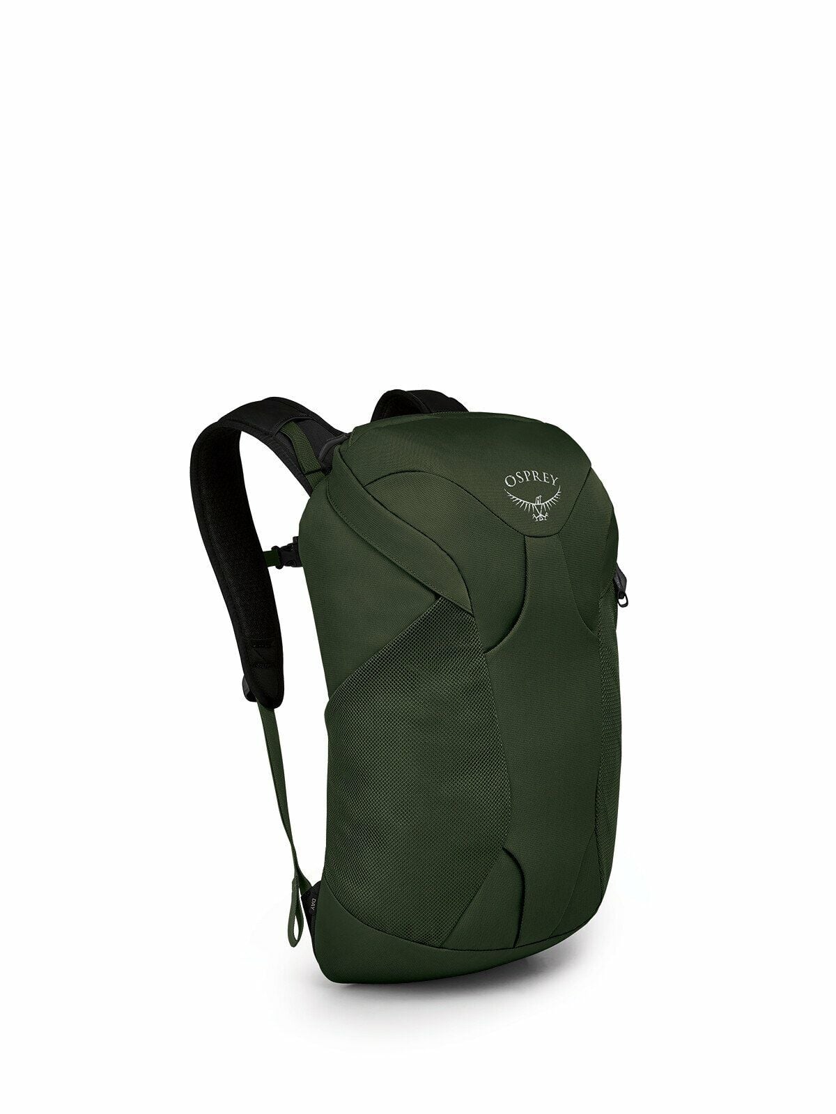 side view of the Farpoint® | Fairview® Travel Daypack in color gophergreen