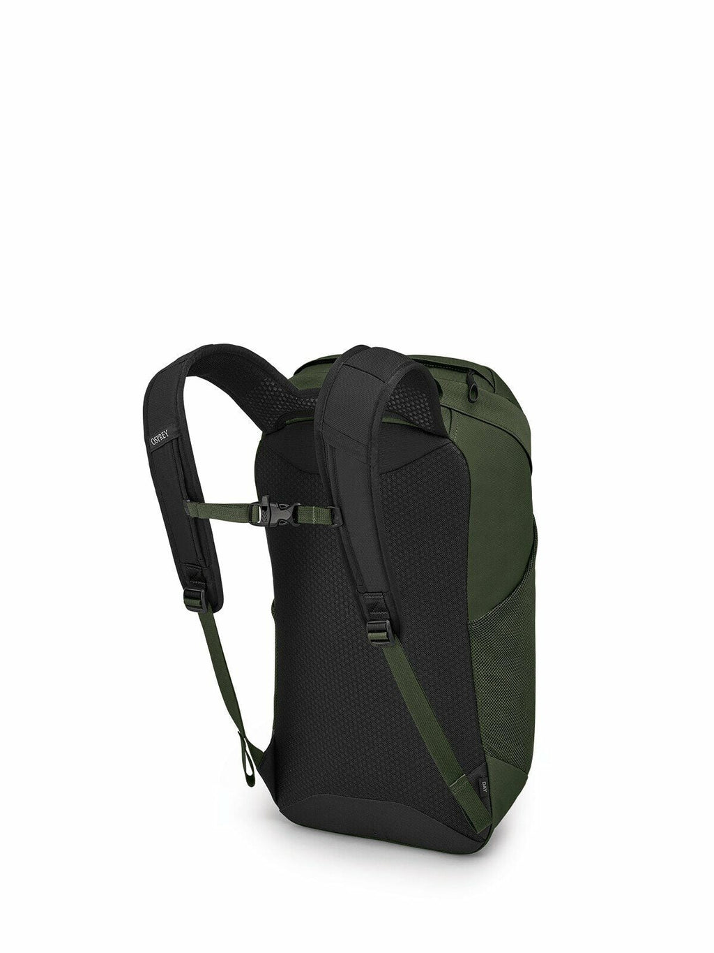 a 4/5 view of the Farpoint® | Fairview® Travel Daypack in color gophergreen