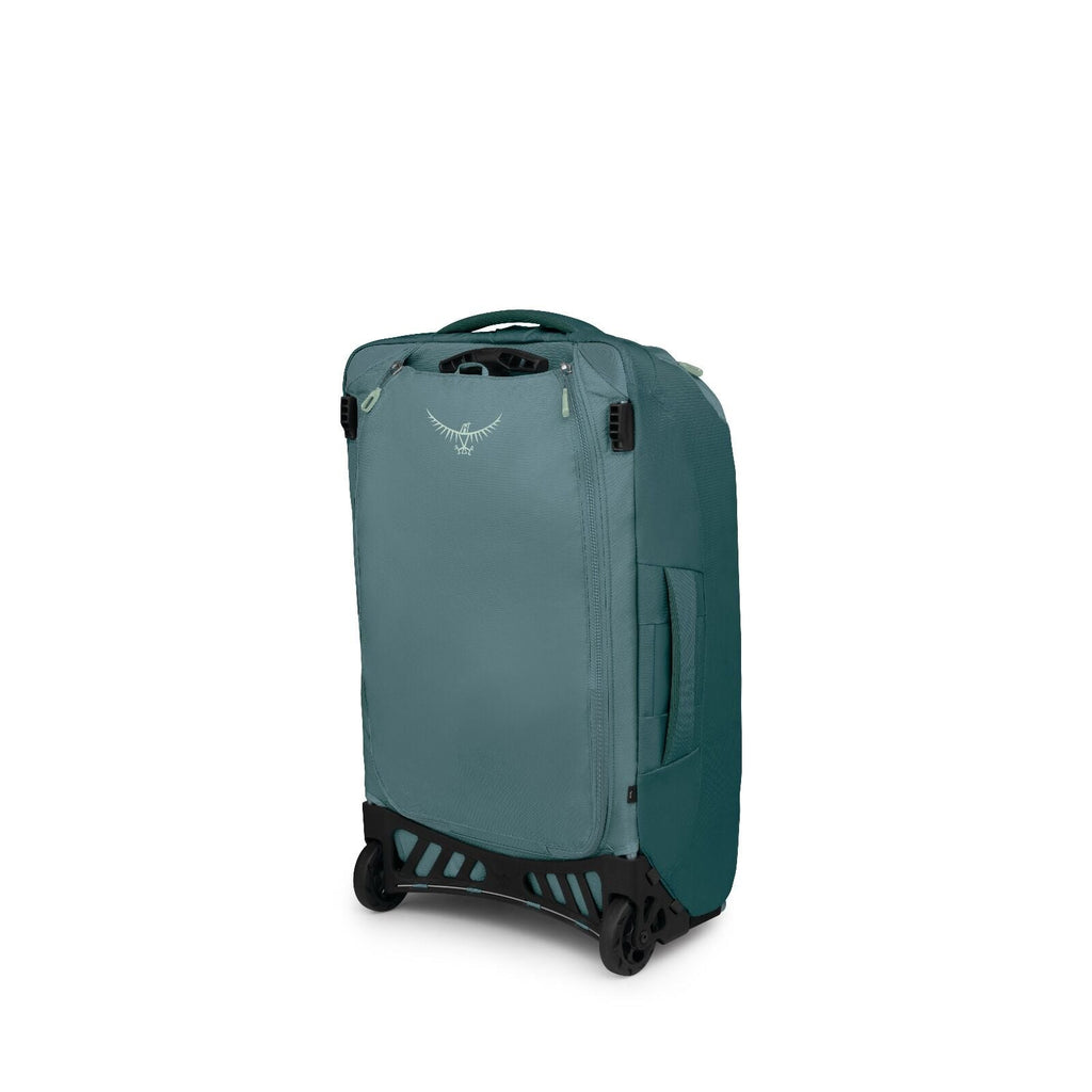 side back image of Farpoint™ Fairview™ Wheeled Travel Pack 27.5"/65L in the color Cascade Blue - Torrent Blue