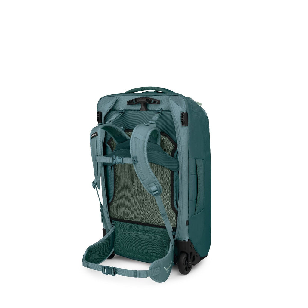 side 2 image of Farpoint™ Fairview™ Wheeled Travel Pack 27.5"/65L in the color Cascade Blue - Torrent Blue