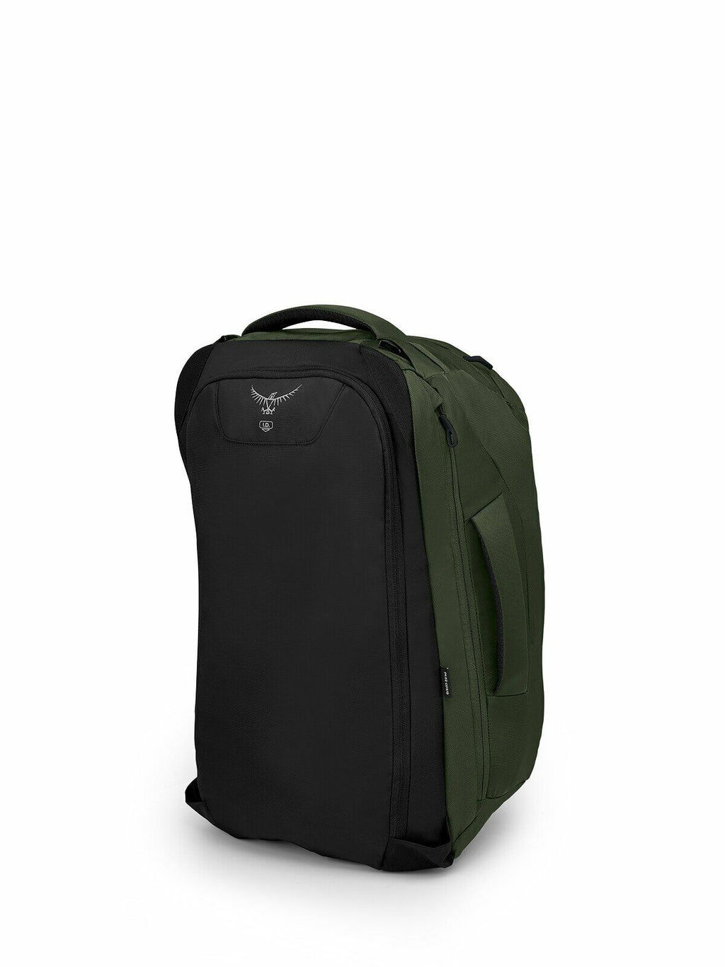 a 4/5 view of the Farpoint® 40 Travel Pack in color gophergreen