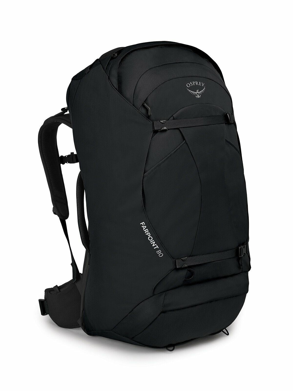side view of the Farpoint™ 80 Travel Pack in color black
