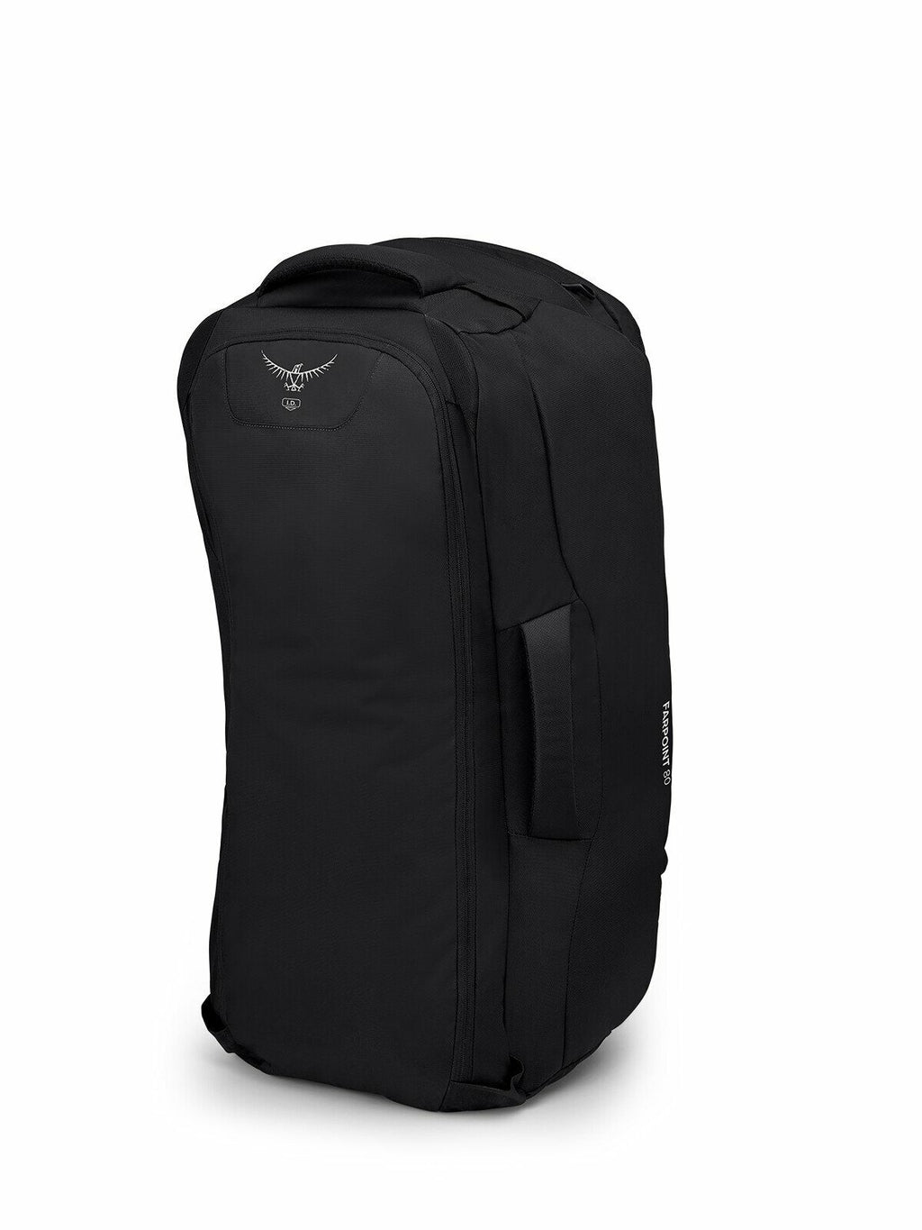 a 4/5 view of the Farpoint™ 80 Travel Pack in color black